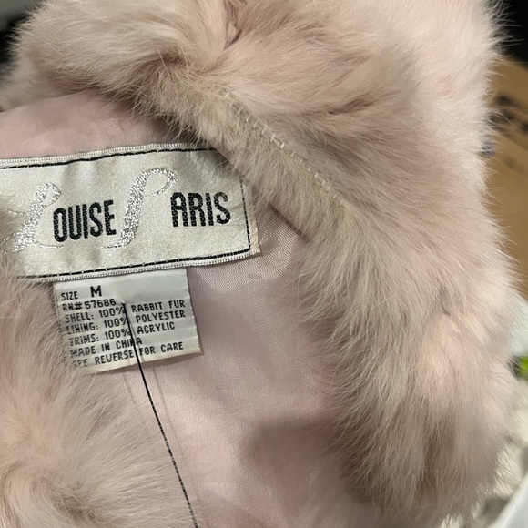 Rabbit fur jacket with hoodie - Picture 2 of 9